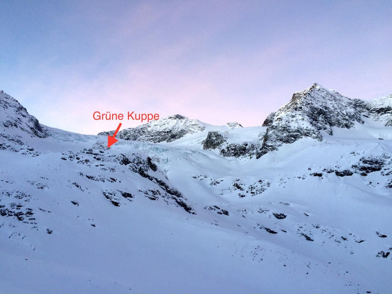 Piz Buin from Wiesbadener Hütte