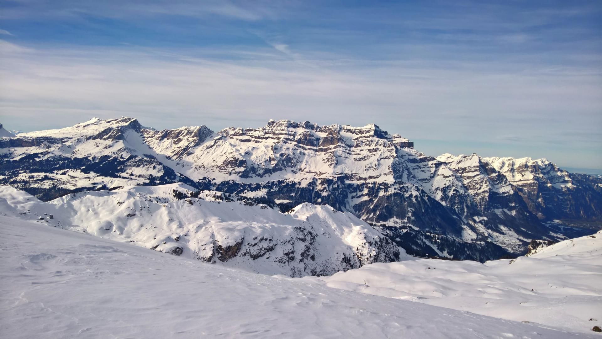 Chli Chärpf vom Skigebiet Elm Chli Chärpf vom Skigebiet Elm