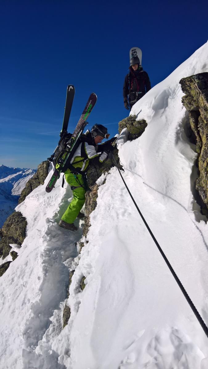 Winterklettersteig St. Anton Winterklettersteig St. Anton