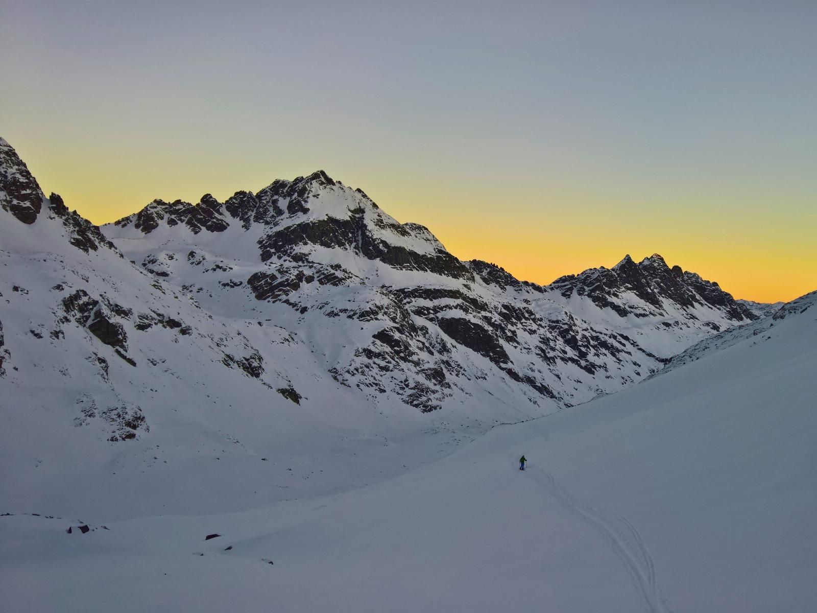 Schneeglocke und Piz Grambola