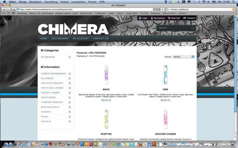 Splitboards Chimera