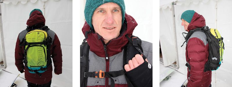 Amplifi Rucksack mit Rescue Ball