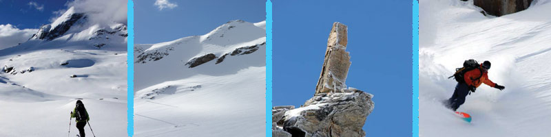 Tourenmöglichkeiten Moncorve Gletscher