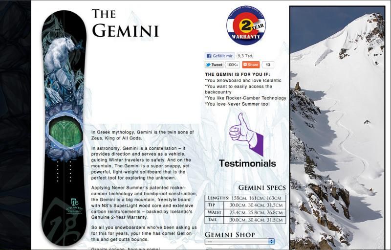 Icelantic Splitboard