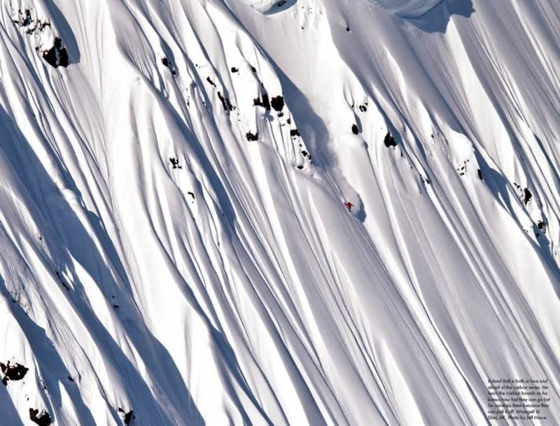 Splitboard Jones Carbon Solution riding Splitboard Jones Carbon Solution riding