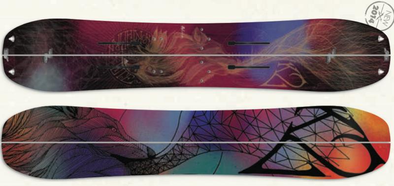 Splitboard K2 Nothern Lite Design Splitboard K2 Nothern Lite Design