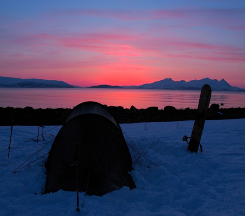 Lyngen at night Lyngen at night