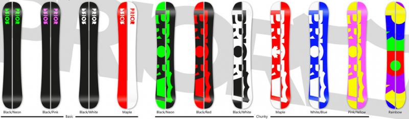 Prior Splitboard Designvarianten Bases 13-14 Prior Splitboard Designvarianten Bases 13-14