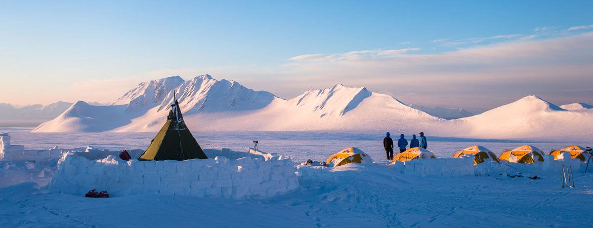 Splitboard Basecamping