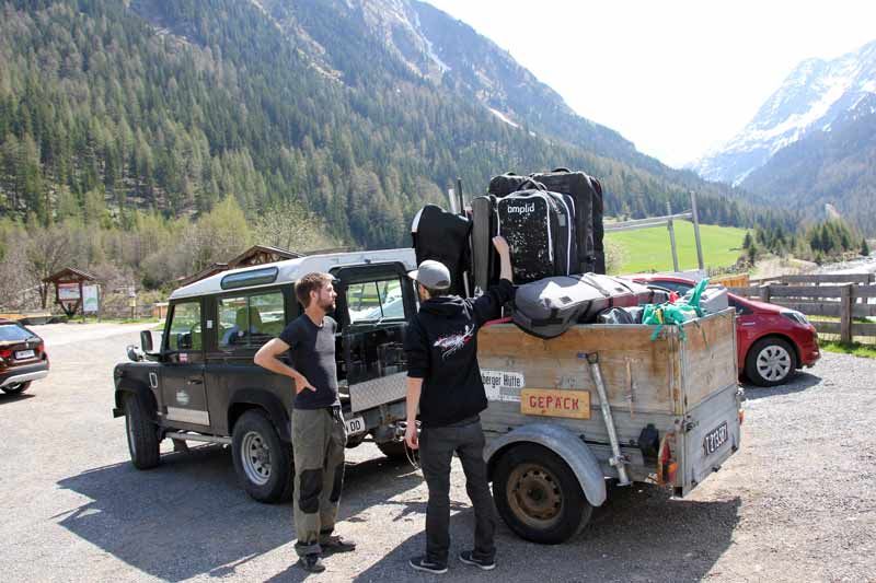 Shuttle zur Amberger Hütte
